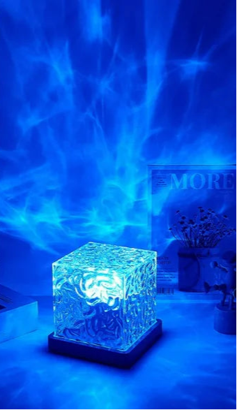 LED Water Ripple Projection Lamp