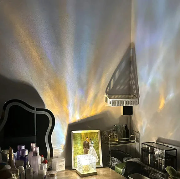 LED Water Ripple Projection Lamp