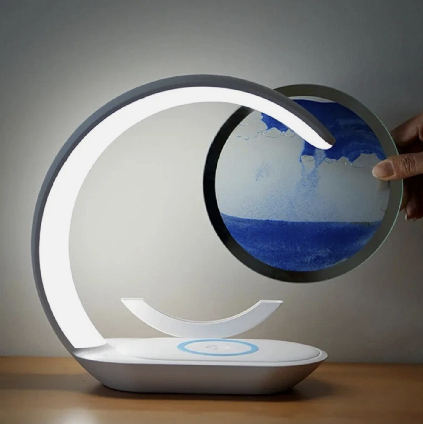 Magic Sand Wireless Charging Desk Lamp