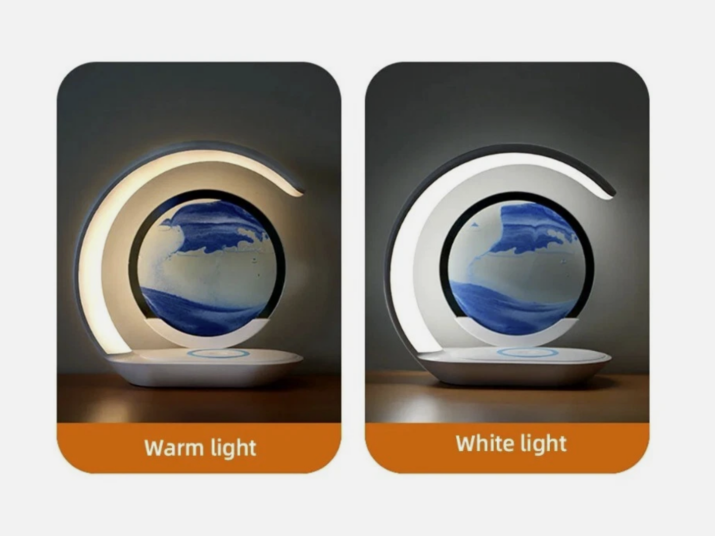 Magic Sand Wireless Charging Desk Lamp