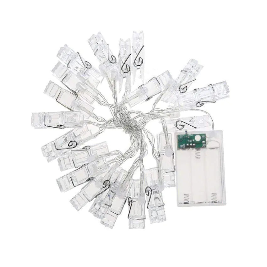 LED Photo Clip String Lights
