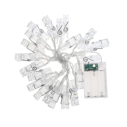 LED Photo Clip String Lights